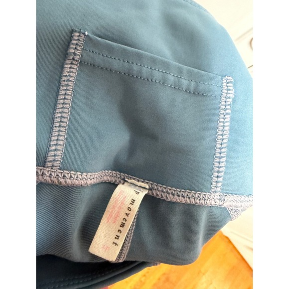 FP Movement Teal Blue High Waisted Pocket Leggings With Pockets Size S - Picture 6 of 7